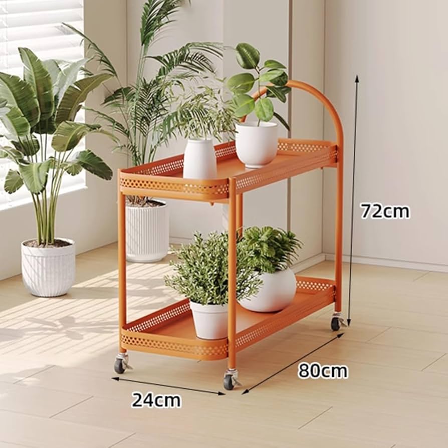 Amazon.co.jp: YQkasj 園芸ラック 植物棚 2段 フラワーラック